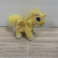 Vinage 2004 Neopets Mcdonalds Yellow Unicorn Plush Toy