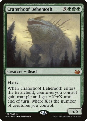 Craterhoof Behemoth ~ Modern Masters 2017 [ NearMint ] [ Magic MTG ]