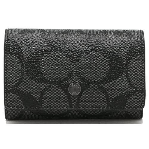 小物 coach keycase Wavy Zip Card Case In Coachtopia Leather With Key Ring