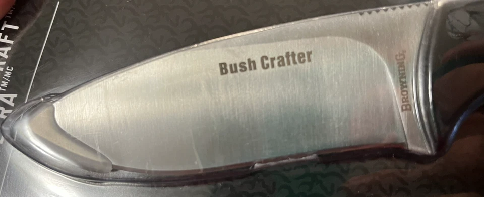 BROWNING Bush Craft Ultra Stainless Steel Fixed Blade with Leather Sheath - Image 4 of 4