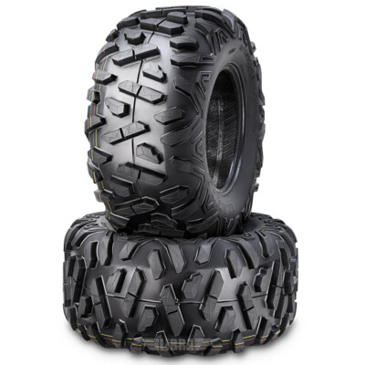 (2) 27x11R14 ATV Radial Rear Tire Set for 14-17 Can-Am Commander 800R XT/DPS