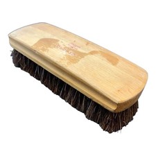 Vtg Oxco Horse Hair Shoe Brush 7" USA Oxford Wood Handle Reg Sterilized