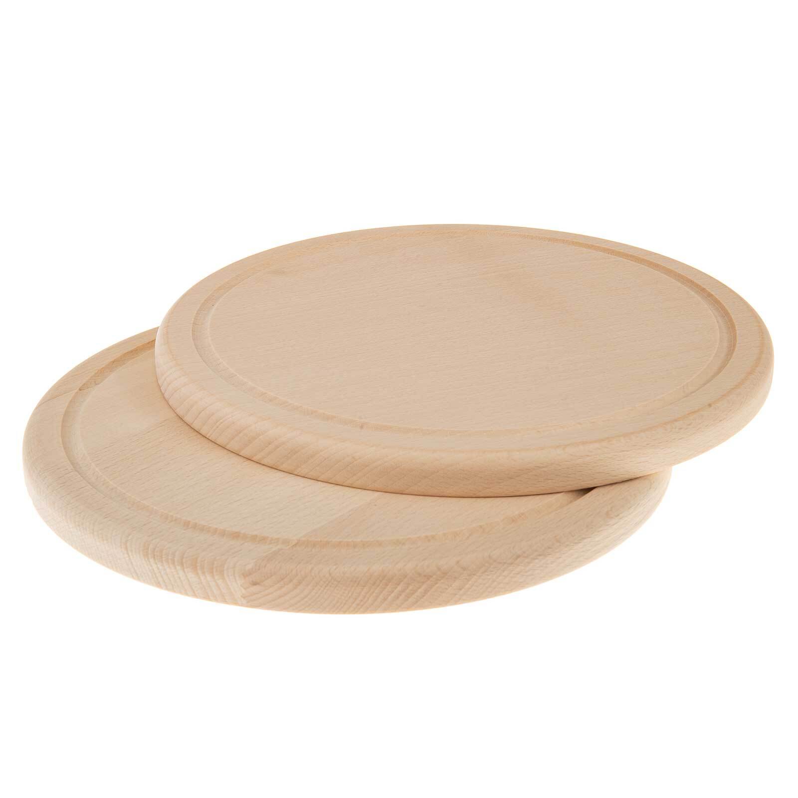 Bütic Ahorn Schneidebrett - Rundes Brett Aus Leimholz
