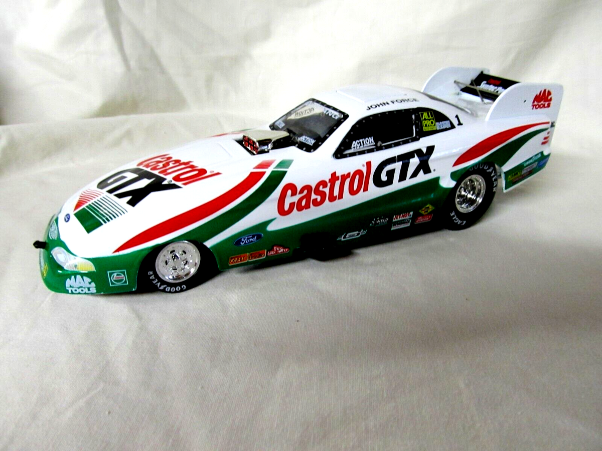 JOHN FORCE CASTROL GTX NHRA 1/24 DIE CAST MUSTANG FUNNY CAR