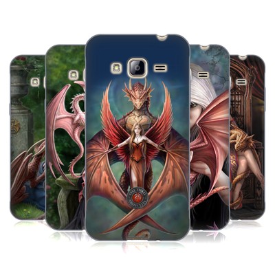 OFFIZIELLE ANNE STOKES DRAGON FRIENDSHIP WEICHE GEL-HÜLLE FÜR SAMSUNG HANDYS 3