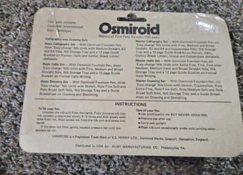 Vintage Osmiroid Fountain Pen For Left-Handers - Picture 3 of 3