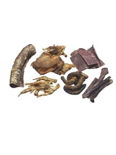 DOG TREAT MIX-PIG EARS, CHICKEN FEET, DUCK FEET, CHICKEN NECK, BEEF TRACHEA ETC,
