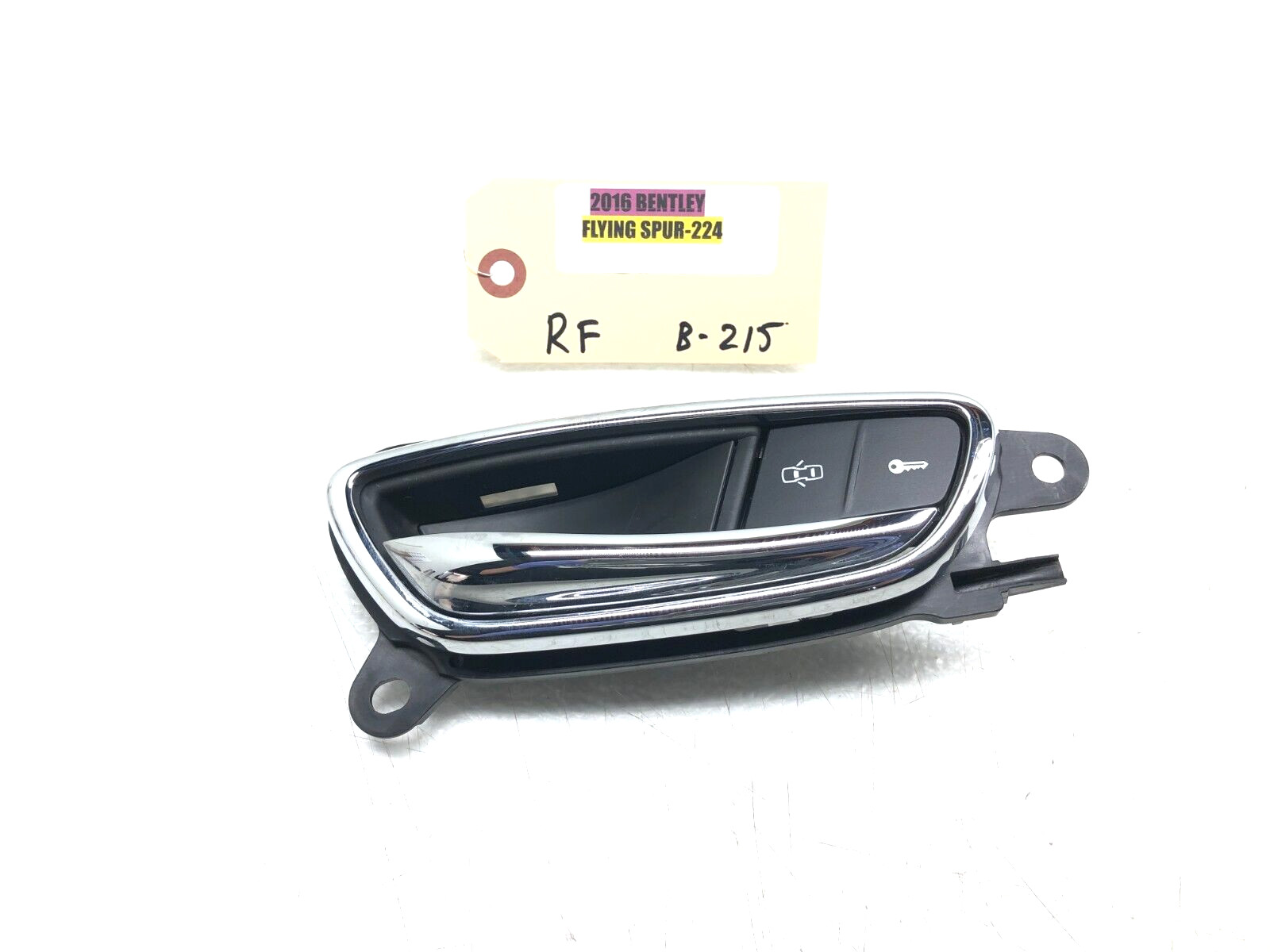 2014-2018 BENTLEY FLYING SPUR RIGHT PASSENGER FRONT INTERIOR DOOR HANDLE OEM