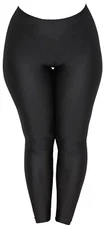 Women’s Spandex Shaping Tights| Dark Metallic Grey | Shiny Finish | Small