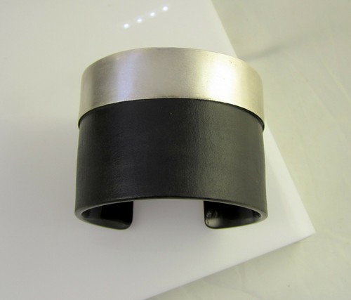 Vintage großes signiertes KIKKO breites Sterlingsilber Horn 79,9 Gramm Armreif Armband - Bild 7 von 7