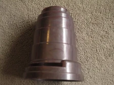 VINTAGE '60s NEGATIVE VIEWER MAGNIFYING / PURPLE SWIRL PLASTIC / VG+