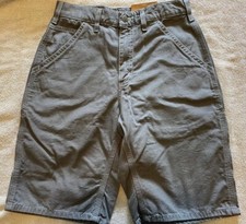 CARHARTT Canvas Utility Work Shorts Original Fit Men s Size 28 x 11- Charcoal