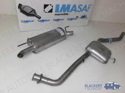 Imasaf Auspuff Set MSD+ESD für Opel Omega B Limousine 2.2 DTI 2000-2003