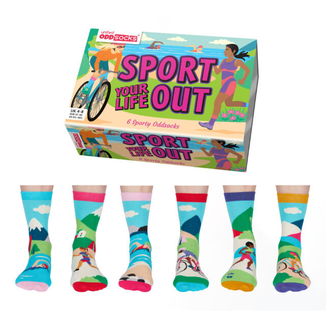 Socken Sport your Life out Oddsocks in 37-42 Strümpfe Sport laufen im 6er Set
