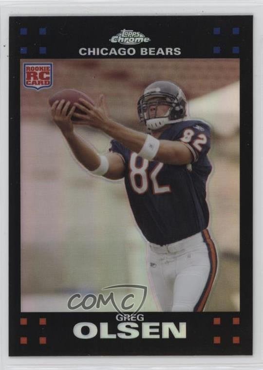 2007 Topps Chrome Refractor Greg Olsen #TC218 sq1