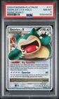 2009 POKEMON PLATINUM RISING RIVALS #111 SNORLAX LV.X-HOLO PSA 8