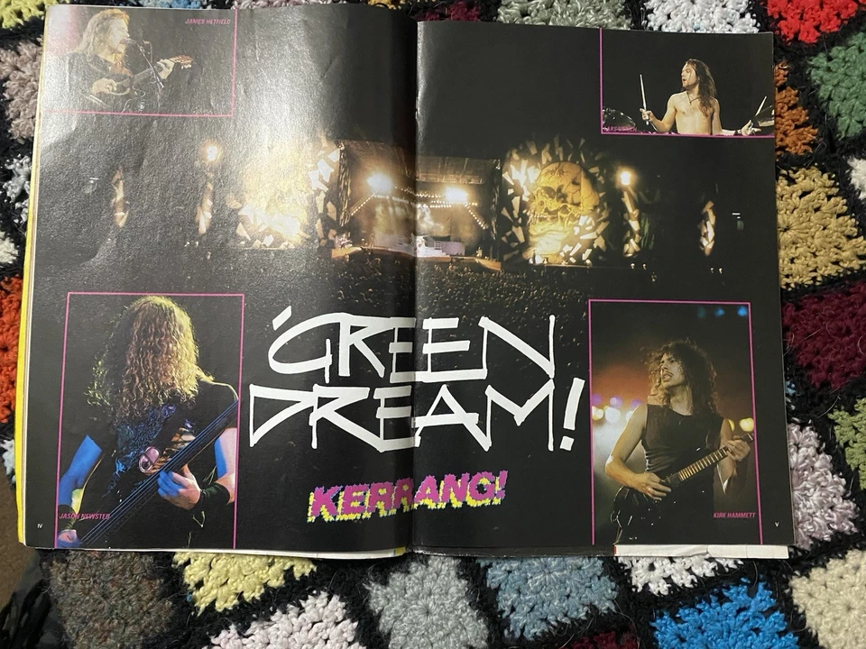 Kerrang! No 366 - Nov 1991 - Poison, Diamond Head, Cerebral Fix, Anthrax - Image 2 of 2