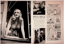 1941 Veronica Lake Paramount Movie Print Arti...