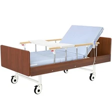 Home Hospital Bed Mattress & Adjustable Rails Set - Electric Bed Accessories
