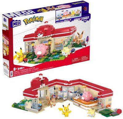 MEGA BLOKS - Pokemon: Forest Pokemon Center, 648 Piece Building Toy Set [New Toy
