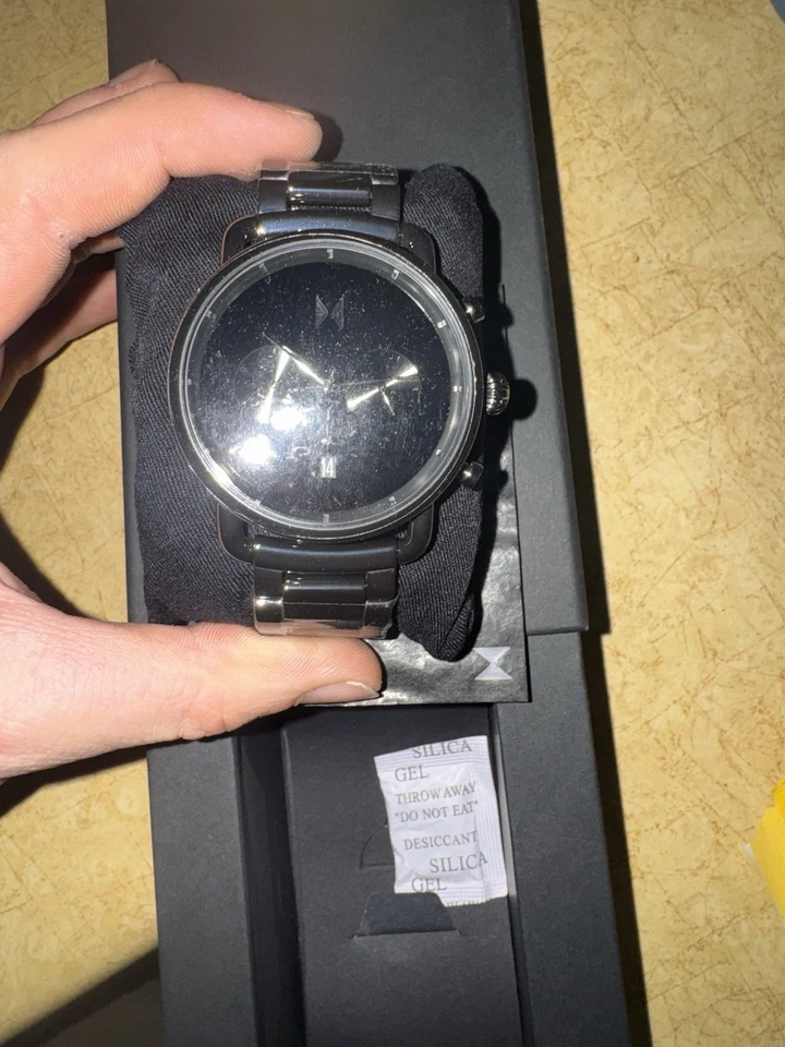 Reloj cronógrafo MVMT Blacktop para hombre 47 mm negro Foto 4 de 4