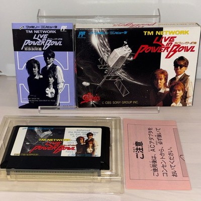 Famicom  LIVE IN POWER BOWL TM Network　Nintendo Japanese  Retro Game