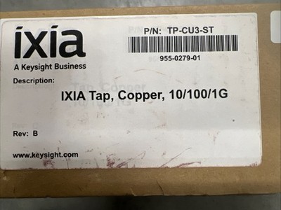 Ixia Net Optics, Tap, Copper, 10/100/1G (955-0270) (TP-CU3) New Open box