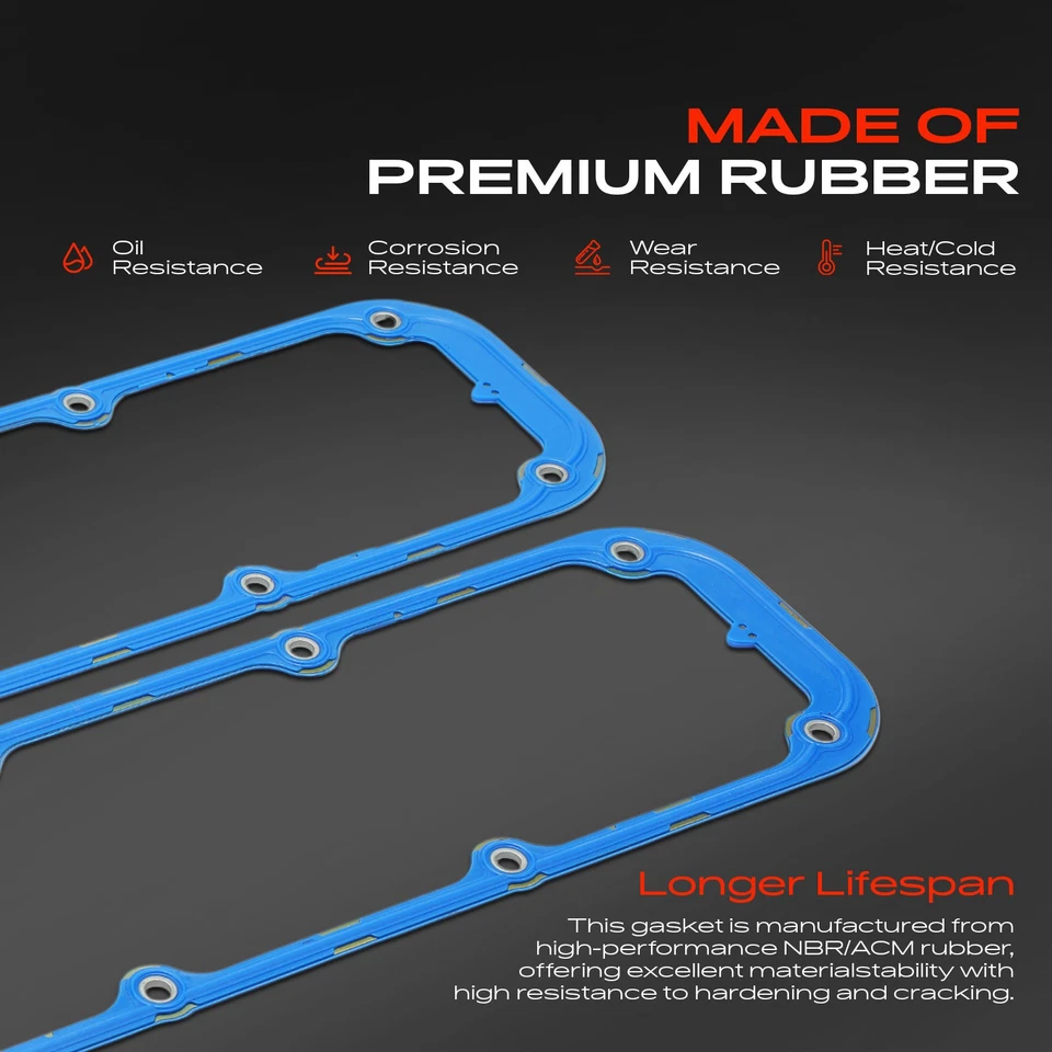 Комплект прокладок крышек клапанов двигателя для Dodge Ram 1500 1994-2001 B1500 1995-1998 3,9 л - Изображение 3 из 4