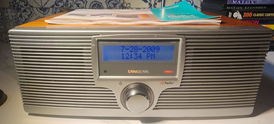 Sangean HDR-1 HD Radio AM/FM Stereo Tabletop Receiver Wood Cabinet w/ Manual