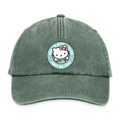Hello Club Kitty Just Be You Relaxed Vintage Cap