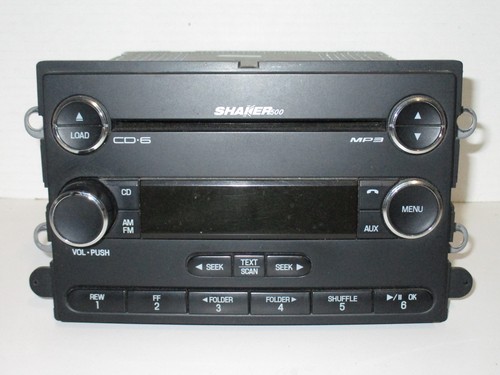 Ford Shaker 500 AM FM Radio 6 Reproductor de CD 8R3T-18C815-GD - Imagen 1 de 11