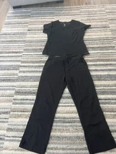 Healing Hands Scrubs Set Top XL Pants L