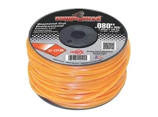 Diamond Cut Trimmer Line .080 1 LB Spool 355' Orange Professional Grade
