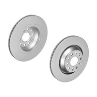 F.Becker Bremsscheiben BelüFtet Hinten Rechts Links FüR Vw Passat B7 Golf Vi B6