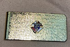 Knights of Columbus Vintage Money Clip For Service New Never Used