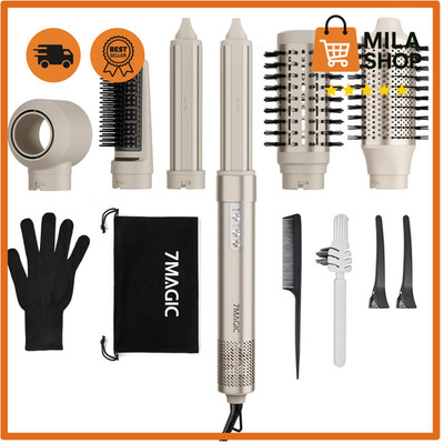 Airstyler 6 in 1 Hairstyler Lockenstab Multistyler Auto Wrap Beach Wave Foehn