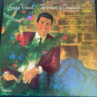 Sergio Franchi   The Heart of Christmas LP Record 1965 RCA Victor Holiday Vocal