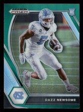 2021 Panini Prizm Draft Picks Prizms Green #151 Dazz Newsome