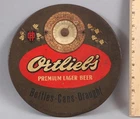 c1960s Vintage ORTLIEBS Premium Lager Beer Brewery Advertising Thermometer Sign