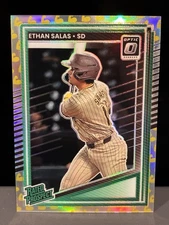 2025 Panini Donruss Optic Rated Prospects Ethan Salas #199 Flex Prizm /149 (RC)