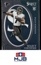 2023 Panini Select Bijan Robinson Select Certified Rookies #CRO-BRO Falcons