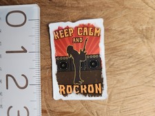 ROCK MUSIC Sticker Rock ON Sticker Decal Rock and Roll Rock-On Hard Rock  Roll