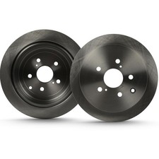 31544 2pcs Rear Solid Disc Brake Rotors For Rx350 2010-2015 Highlander 2014-2019