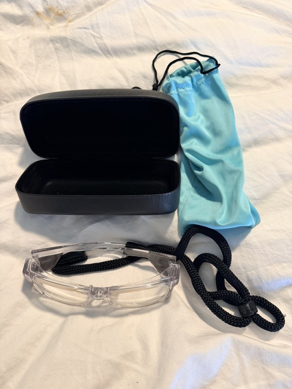 Phillips X-ray Safety Radiation Protection LEAD Glasses RG-OG-220S-BK58-50SS