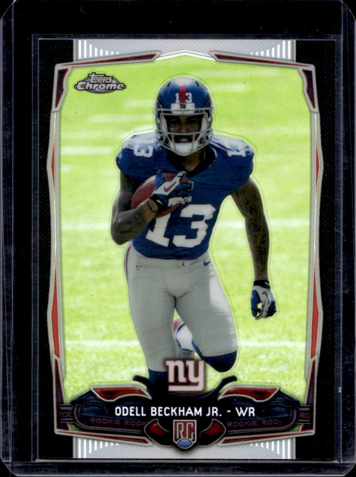 2014 Topps Chrome Odell Beckham Jr. RC Black Refractor Rookie #160/299 Giants