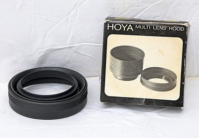 HOYA Collapsible Rubber 55mm Multi Lens HOOD   Compatible w/ ALL Lenses with 55m