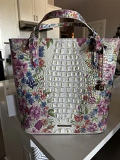Brahmin Ezra tote bag in the Homegrown Melbourne print NEW never Used No Tags