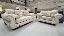 Brand New |3 & 2 seater sofas | multiple colours| with cushions | Matching Table