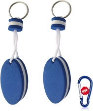Floating Keychain for Boat Keys Float Buoy Boat Key Rings 2PCS Oval Shaped Foam