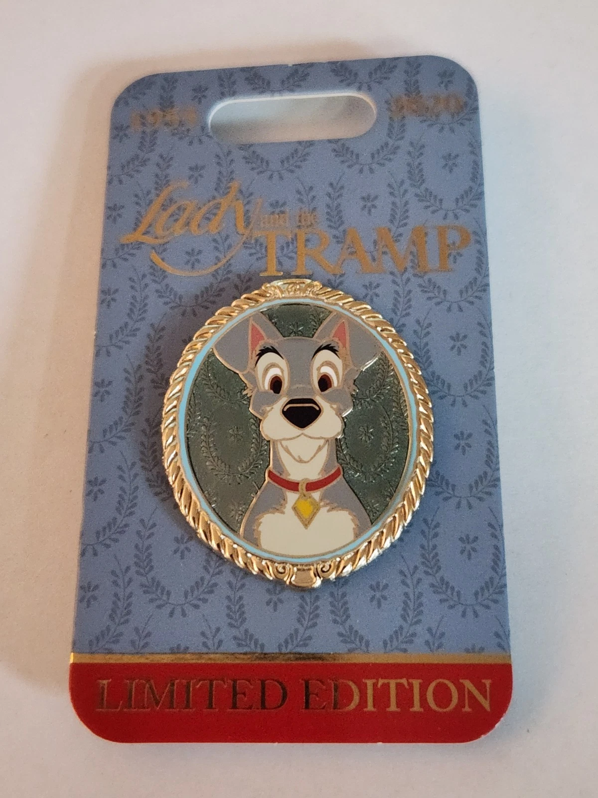 Disney pin Lady and the Tramp 65th anniversary Tramp Portrait Pin LE